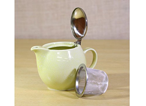 Zero Japan Artisan Crackle Teapot - 3 Person Capacity - Bbn-02 Acye Artisan Yellow-Kiichin - The #1 Place for Japanese Goods in Your Hand!